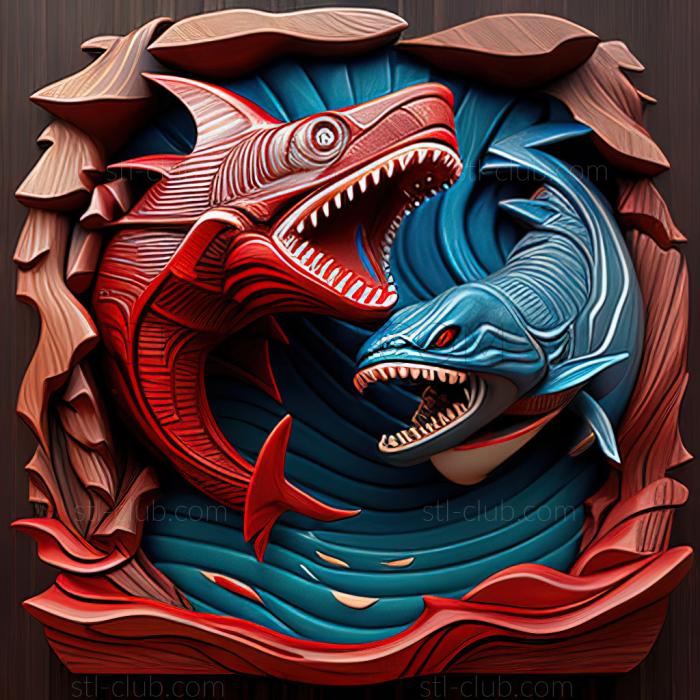 3D model The Scuffle of Legends Groudon VS Kyogre (STL)